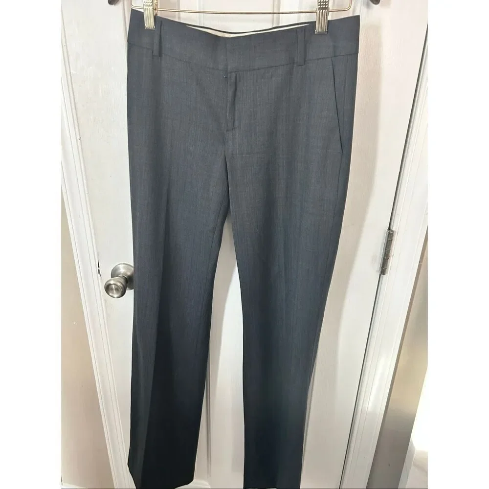 Banana republic Martin fit stretchy size 2 long dress pants color grey bluish bl